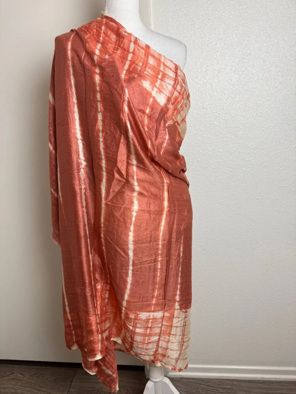 NWT Sarong Orange/ Terracotta Abstract 100% Viscose